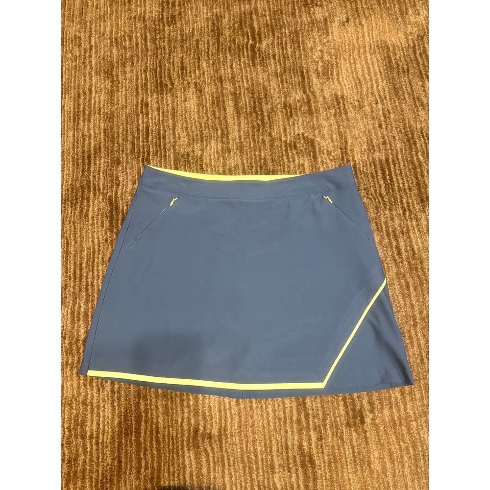 Slazenger Tennis Skort with Neon‎ Yellow Trim - Sporty Performance Activewear